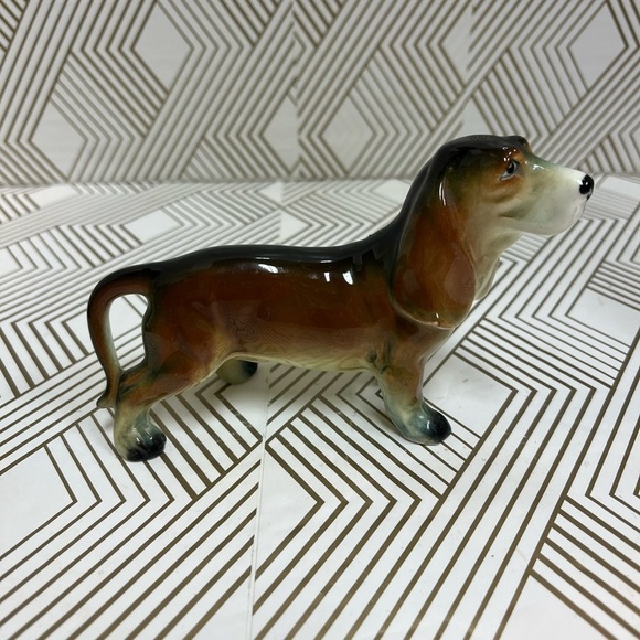 Vintage MCM Hound Dog Ceramic Figurine - Picture 4 of 11